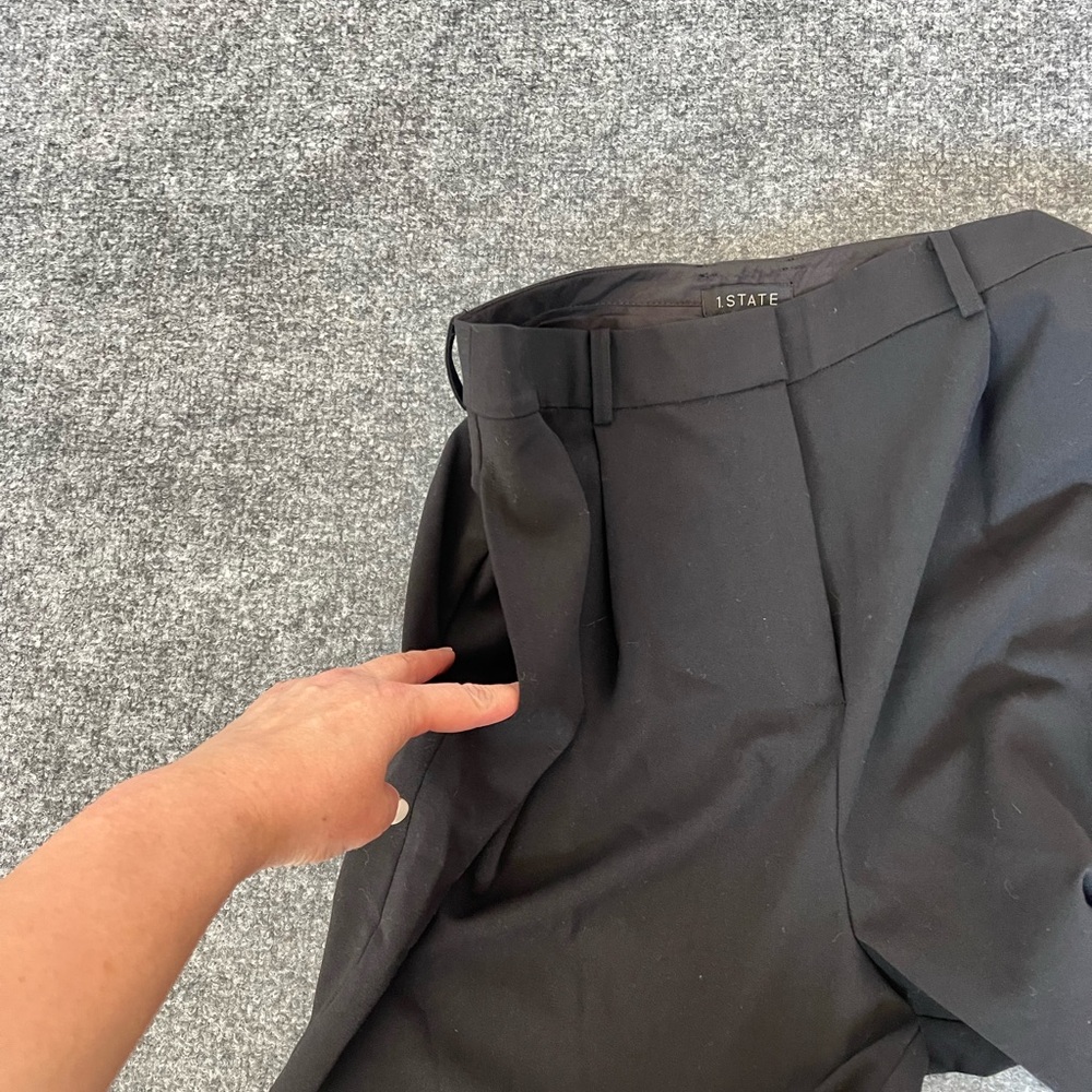 1. State Women's High Waist Black Shorts - Picture 11 of 14